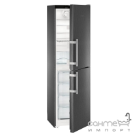 Двухкамерный холодильник с нижней морозилкой Liebherr CNbs 3915 Comfort NoFrost (А++) черный