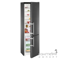 Двухкамерный холодильник с нижней морозилкой Liebherr CNbs 4015 Comfort NoFrost (А++) черный