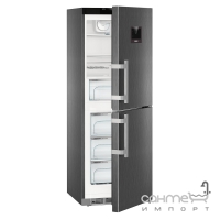 Двухкамерный холодильник с нижней морозилкой Liebherr CNPbs 3758 Premium NoFrost (А+++) черный