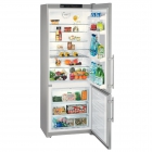 Двокамерний холодильник з нижньою морозилкою Liebherr CNesf 5113 Comfort NoFrost (А+) сріблястий