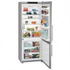 Двокамерний холодильник з нижньою морозилкою Liebherr CNesf 5123 Comfort NoFrost (А+) сріблястий