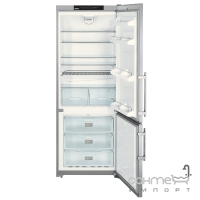 Двокамерний холодильник з нижньою морозилкою Liebherr CNesf 5113 Comfort NoFrost (А+) сріблястий