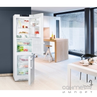 Двокамерний холодильник із нижньою морозилкою Liebherr CBN 4815 Comfort BioFresh NoFrost (А+++) білий