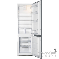 Вбудований комбінований холодильник Smeg UNIVERSAL (А++) C7280F2P білий