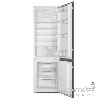 Вбудований комбінований холодильник Smeg UNIVERSAL (А+) C7280FP білий