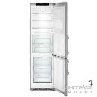 Двокамерний холодильник з нижньою морозилкою Liebherr CBNef 4815 Comfort BioFresh NoFrost (А+++) сріблястий