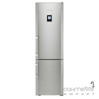 Двухкамерный холодильник с нижней морозилкой Liebherr CBNPes 3967 Premium Plus BioFresh NoFrost (А++) серебристый