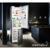 Двухкамерный холодильник с нижней морозилкой Liebherr CBNPes 4858 Premium BioFresh NoFrost (А+++) белый