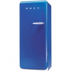 Холодильник однодверный соло, 60 см, Smeg 50s Retro Style (А++) FAB28LBL1 синий, петли слева