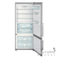 Двухкамерный холодильник с нижней морозилкой Liebherr CBNPes 4656 Premium BioFresh NoFrost (А++) серебристый