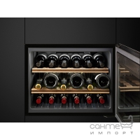 Встраиваемый шкаф для вина 45 см, 18 бутылок Smeg CLASSICA (А+) CVI318X нержавеющая сталь