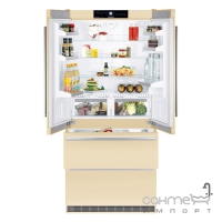 Двухкамерный холодильник с нижней морозилкой Liebherr CBNbe 6256 Premium Plus BioFresh NoFrost (А++) бежевый