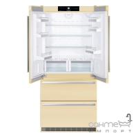 Двокамерний холодильник із нижньою морозилкою Liebherr CBNbe 6256 Premium Plus BioFresh NoFrost (А++) бежевий