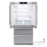Двухкамерный холодильник с нижней морозилкой Liebherr CBNes 6256 Premium Plus BioFresh NoFrost (А++) нерж. сталь