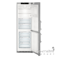 Двухкамерный холодильник с нижней морозилкой Liebherr CBef 4315 Comfort BioFresh (А+++) серебристый