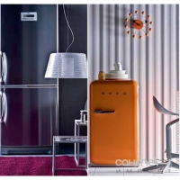 Холодильник соло, 54 см, Smeg 50s Retro Style (А+) FAB10LO помаранчевий, петлі зліва