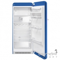 Холодильник соло, 60 см, Smeg 50s Retro Style (А++) FAB28LBL1 синій, петлі зліва