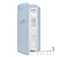 Холодильник однодверный соло, 60 см, Smeg 50s Retro Style (А++) FAB28LAZ1 голубой, петли слева