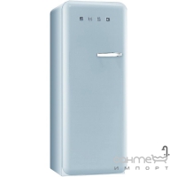 Холодильник соло однодверний, 60 см, Smeg 50s Retro Style (А++) FAB28LAZ1 блакитний, петлі зліва