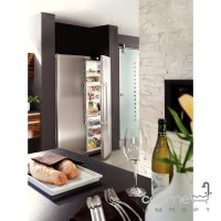 Комбінований холодильник Side-by-Side Liebherr SBSes 7253 Premium BioFresh NoFrost (А++) сріблястий
