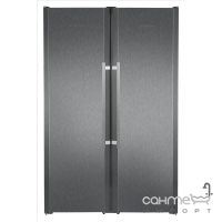 Комбінований холодильник Side-by-Side Liebherr SBSbs 7263 Premium BioFresh NoFrost (A++) чорний