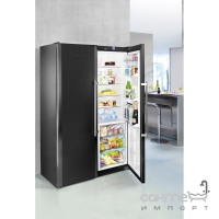 Комбінований холодильник Side-by-Side Liebherr SBSbs 7263 Premium BioFresh NoFrost (A++) чорний