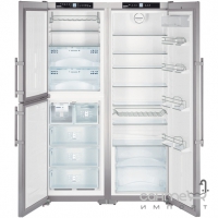 Комбінований холодильник Side-by-Side Liebherr SBSes 7353 Premium BioFresh NoFrost (A++) нержавіюча сталь