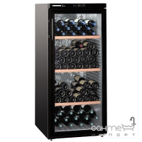 Кліматична винна шафа, на 164 пляшки Liebherr WKb 3212 Vinothek (А) чорна
