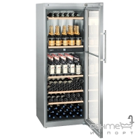 Мультитемпературный винный шкаф, на 155 бутылок Liebherr WTpes 5972 (А) нержавеющая сталь