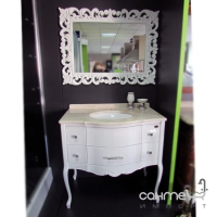 Декоративное зеркало для ванной комнаты Marsan Angelique 750x1000 в цвете