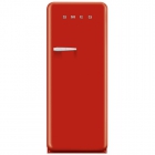 Холодильник однодверный соло, 60 см, Smeg 50s Retro Style (А++) FAB28RR1 красный, петли справа