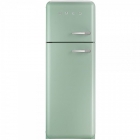 Холодильник соло, 60 см, Smeg 50s Retro Style (А++) FAB30LV1 світло-зелений, петлі зліва