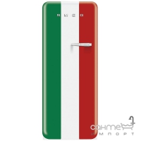 Холодильник соло однодверний, 60 см, Smeg 50s Retro Style (А++) FAB28RIT1 італ. прапор петлі праворуч
