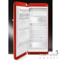 Холодильник соло однодверний, 60 см, Smeg 50s Retro Style (А++) FAB28RR1 червоний, петлі праворуч