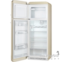 Холодильник двухдверный соло, 60 см, Smeg 50s Retro Style (А++) FAB30RP1 кремовый, петли справа