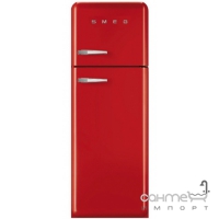 Холодильник соло, 60 см, Smeg 50s Retro Style (А++) FAB30RR1 червоний, петлі праворуч