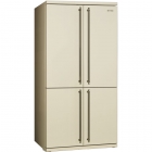 Холодильник 4-х дверный Side-by-side соло, 92 см, No-frost Smeg COLONIALE FQ60CPO кремовый