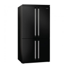 Холодильник 4-х дверный Side-by-side соло, 92 см, No-frost Smeg VICTORIA FQ960N черный, хром