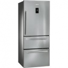 Холодильник із французькими дверима соло, 74 см, No Frost Smeg UNIVERSAL FT41BXE нержавіюча сталь