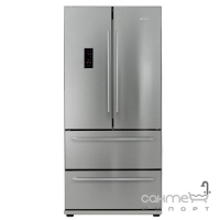 Холодильник із французькими дверима соло, 84 см, No Frost Smeg UNIVERSAL FQ55FXE1 нержавіюча сталь