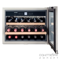 Встраиваемый винный кондиционный шкаф, на 18 бутылок Liebherr WKEes 553 GrandCru (А) нержавеющая сталь
