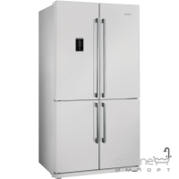 Холодильник 4-х дверный Side-by-side соло, 92 см, No-frost Smeg LINEA FQ60BPE белый глянцевый
