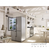 Холодильник 4-х дверний Side-by-side соло, 92 см, No-frost Smeg LINEA FQ60XP нерж.сталь