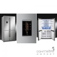 Холодильник 4-х дверный Side-by-side соло, 92 см, No-frost Smeg LINEA FQ60XPE нерж.сталь