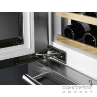Холодильник для вина соло, 60 см Smeg CLASSICA WF366LDX нержавіюча сталь, петлі зліва