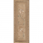 Настенная плитка, цветочный декор с рамкой 25,3х70,6 Mapisa Stella Boiserie Brown
