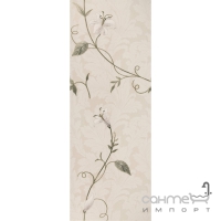 Настенная плитка, цветочный декор 25,3х70,6 Mapisa Stella Decore Flowers White