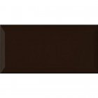 Плитка настенная 10х20 MONOPOLE CERAMICA BISEL BRILLO MARRON (коричневая)