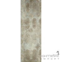 Настенная плитка, декор 29,5x90 Newker Atelier Losang Bronze (серый/бронза) 