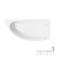 Асимметричная ванна Besco PMD Piramida Mini 150x70 белая, правая